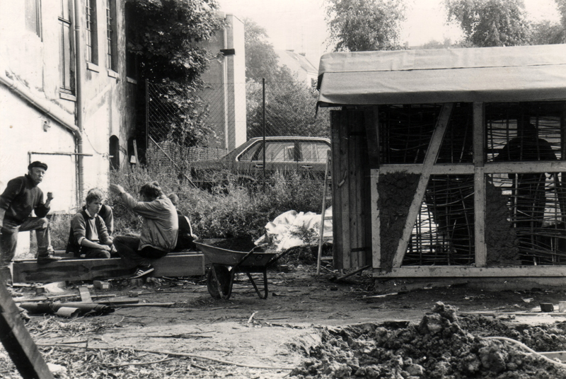Hühnerstahlbau, September 1986